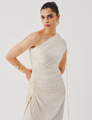 Dress for Contemporary Wear – Ivory Radiance by Aroka