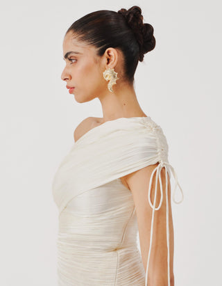 Dress for Contemporary Wear – Ivory Radiance by Aroka