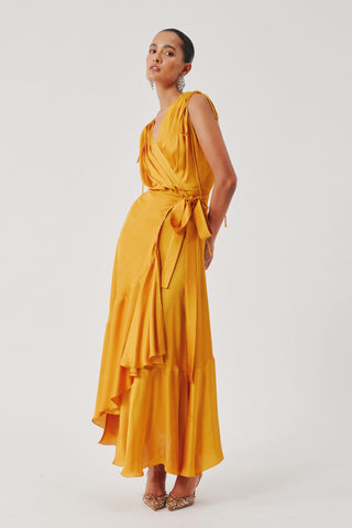 Dress for Contemporary Wear – Yellow Rumba by Aroka