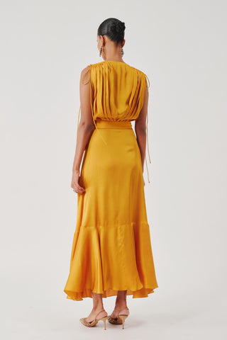 Dress for Contemporary Wear – Yellow Rumba by Aroka