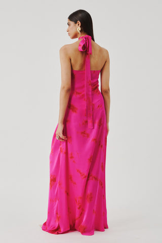 Halter Dress for Contemporary Wear – Pink Bellarose by Aroka