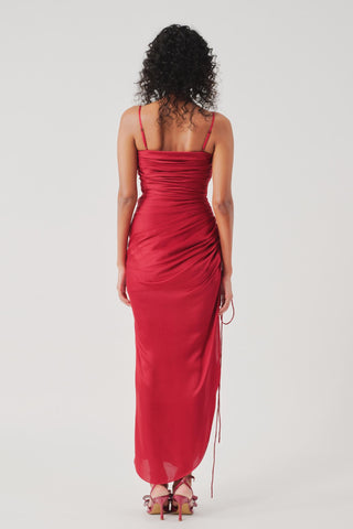 Evening Dress for Contemporary Wear – Red by Aroka