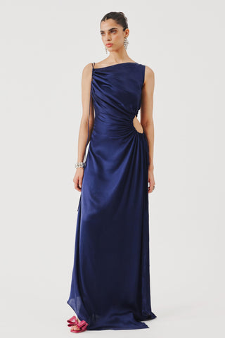 Cut out dress for Contemporary Wear – Blue Selene by Aroka