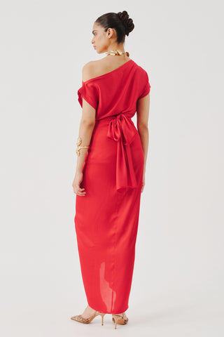 Renaissance Blouse for Contemporary Wear – Red by Aroka