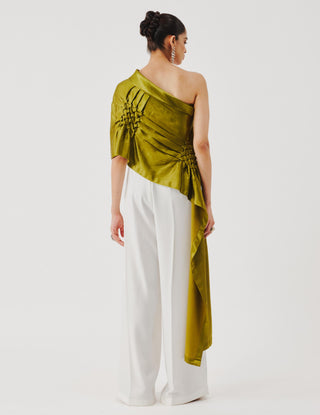 Top for Contemporary Wear – Green Pisa by Aroka