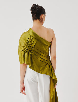 Top for Contemporary Wear – Green Pisa by Aroka