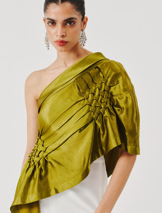 Top for Contemporary Wear – Green Pisa by Aroka