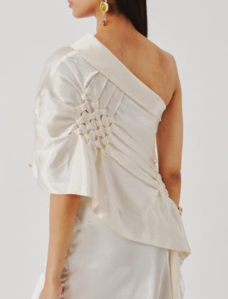 Top for Contemporary Wear – Ivory Pisa by Aroka