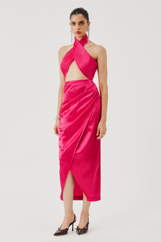 Halter Neck Top for Contemporary Wear – Pink Hope by Aroka