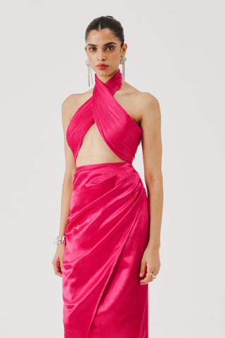 Skirt for Contemporary Wear – Pink Carapace by Aroka