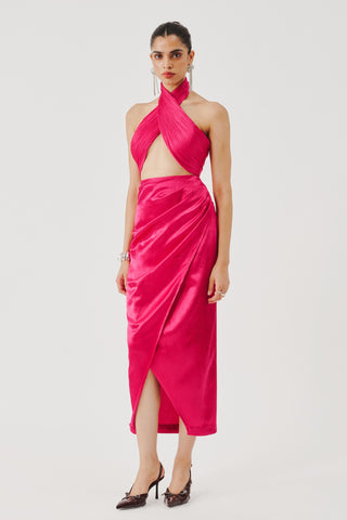 Skirt for Contemporary Wear – Pink Carapace by Aroka