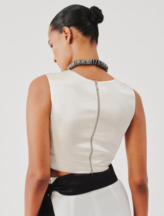 Clouds blouse for Contemporary Wear – Ivory Canopy by Aroka