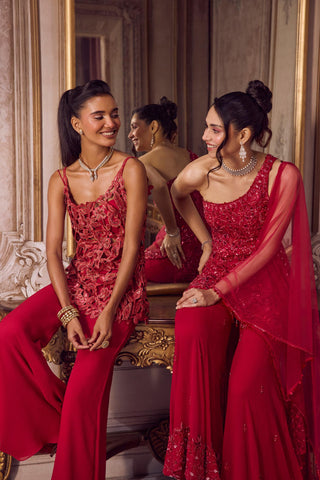 One Shoulder Kurta Set for Contemporary Wear – Tailored One-Shoulder by Sanya Gulati