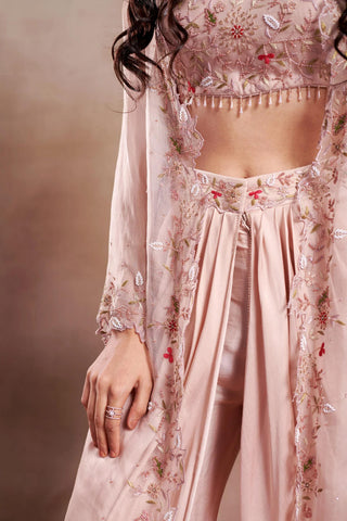 Jacket Set for Contemporary Wear - Herbs Lips Edit by Shasha Gaba