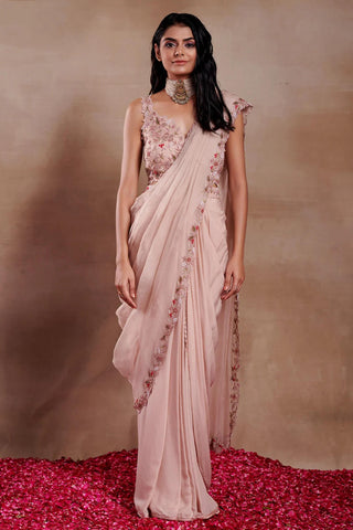 Saree Set for Indian Wedding - Grandi Rosa Edit by Shasha Gaba
