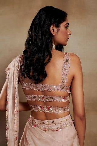 Saree Set for Indian Wedding - Grandi Rosa Edit by Shasha Gaba