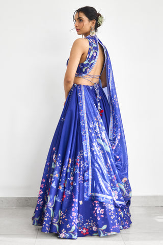 Lehenga Set for Wedding Functions – Peacock Garden Rooh Rang by Shasha Gaba