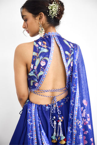 Lehenga Set for Wedding Functions – Peacock Garden Rooh Rang by Shasha Gaba