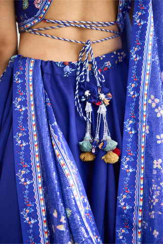 Lehenga Set for Wedding Functions – Peacock Garden Rooh Rang by Shasha Gaba