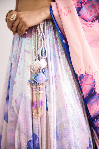 Lehenga Set for Indian Wedding – Lavender Twilight Rooh Rang by Shasha Gaba