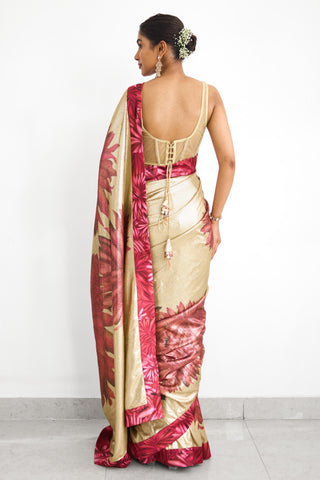 Saree for Indian Wedding – Golden Hour Rooh Rang by Shasha Gaba