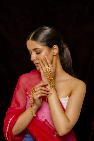 Hathphool for Festive – White – Shlok Jewels