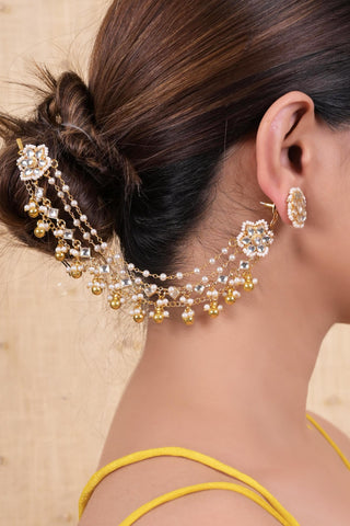 Kanchain for Festive – White by Shlok Jewels
