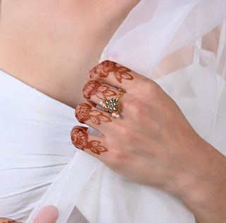 Ring for Festive – White by Shlok Jewels