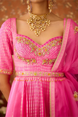 Sharara Set – Pink Festive Wedding – Shyam Narayan Prasad