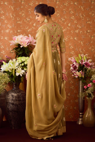 Anarkali Set – Green Festive Wedding – Shyam Narayan Prasad