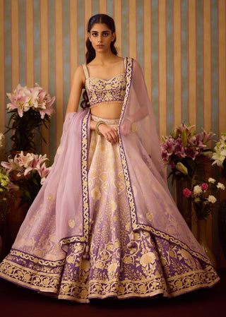 Lehenga Set – Purple Festive Wedding – Shyam Narayan Prasad
