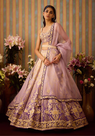 Lehenga Set – Purple Festive Wedding – Shyam Narayan Prasad