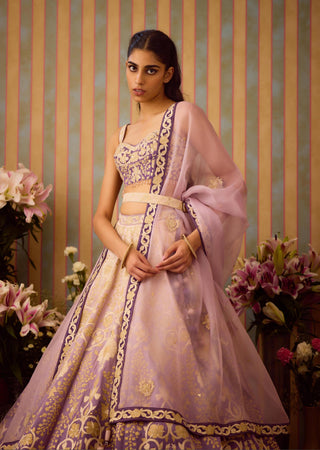 Lehenga Set – Purple Festive Wedding – Shyam Narayan Prasad