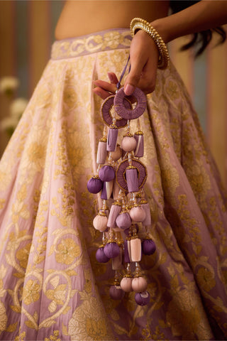 Lehenga Set – Purple Festive Wedding – Shyam Narayan Prasad