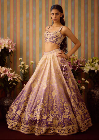 Lehenga Set – Purple Festive Wedding – Shyam Narayan Prasad
