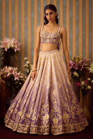 Lehenga Set – Purple Festive Wedding – Shyam Narayan Prasad