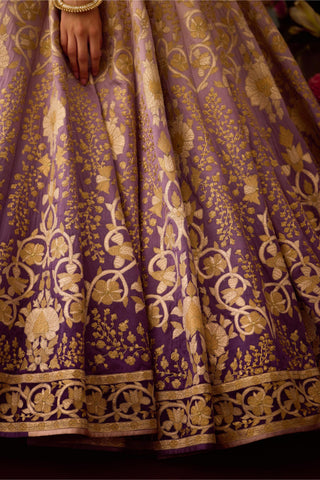 Lehenga Set – Purple Festive Wedding – Shyam Narayan Prasad