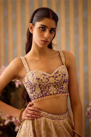 Lehenga Set – Purple Festive Wedding – Shyam Narayan Prasad