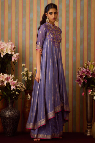 Sharara Set – Purple Festive Wedding – Shyam Narayan Prasad