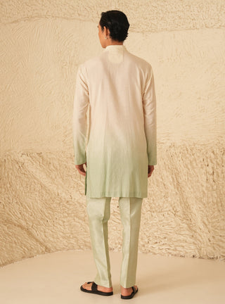 Kurta Set for Indian Wedding – Ivory Serenel Avion by Shreyansh Designs