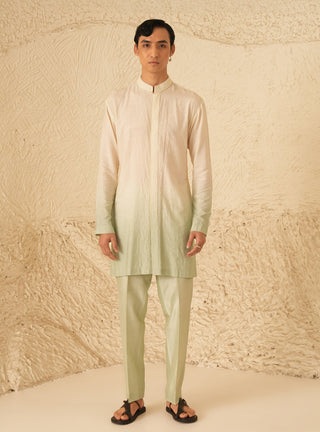 Kurta Set for Indian Wedding – Ivory Serenel Avion by Shreyansh Designs