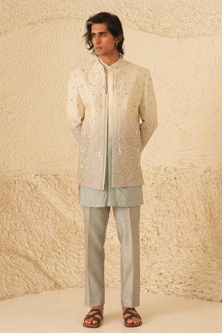 Wedding Jacket Set for Indian Wedding – Ivory Serenel Lucien by Shreyansh Designs