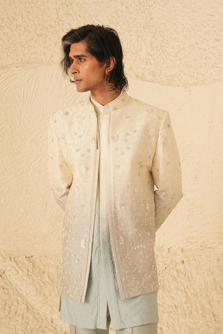 Wedding Jacket Set for Indian Wedding – Ivory Serenel Lucien by Shreyansh Designs