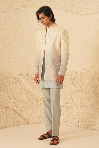 Wedding Jacket Set for Indian Wedding – Ivory Serenel Lucien by Shreyansh Designs