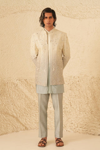 Wedding Jacket Set for Indian Wedding – Ivory Serenel Lucien by Shreyansh Designs
