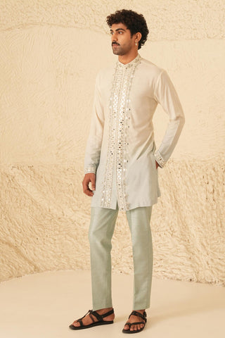 Designer Kurta Set for Contemporary Wear – Ivory Serenel Nyro by Shreyansh Designs