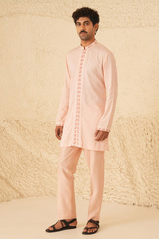 Kurta Set for Indian Wedding – Pink Serenel Cillian by Shreyansh Designs