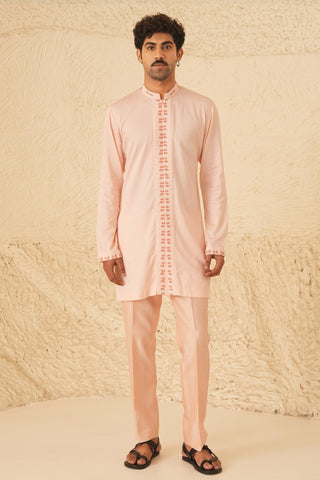 Kurta Set for Indian Wedding – Pink Serenel Cillian by Shreyansh Designs