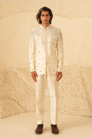 Indo Western Jacket Set for Indian Wedding – Serenel Maksim by Shreyansh Designs