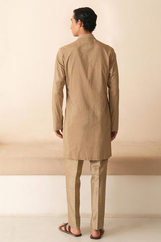 Gold Kurta Set for Indian Wedding – Serenel Ivans by Shreyansh Designs